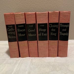 Winston S. Churchill Second World War Books Complete set of 6